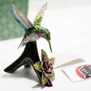 Oriental Treasures Cloisonne Handmade Hummingbird